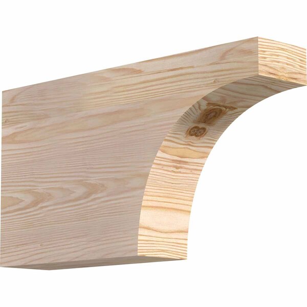 Ekena Millwork Huntington Smooth Rafter Tail, Douglas Fir, 3 1/2"W x 10"H x 18"L RFT04X10X18HUN00SDF - main